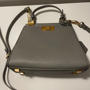 Charles and Keith Small Gray Bag